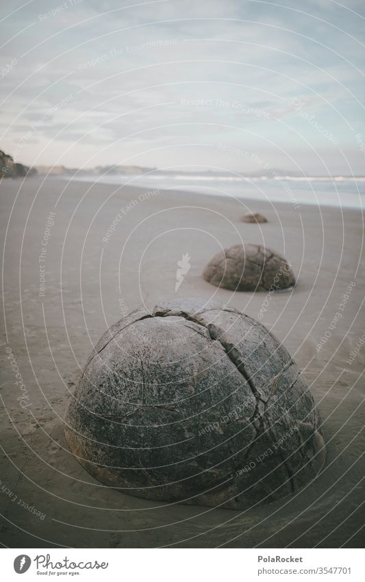 #As# SteinEi Stone Tourist Attraction New Zealand New Zealand Landscape Coast Phenomenon Exterior shot Colour photo Nature Vacation & Travel Ocean Deserted