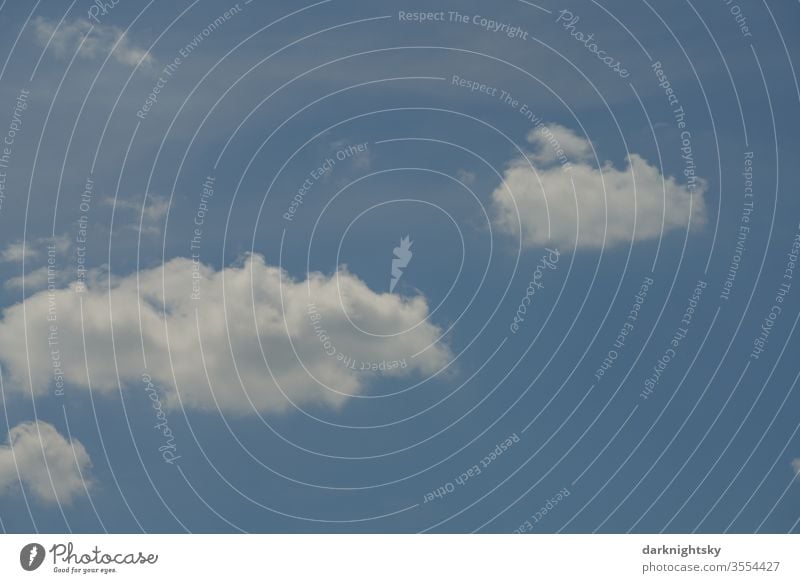 Different clouds in the sky Climate Wind Colour photo expressionistic Expressive Blue Fresh Deserted Climate change Clouds Water Air Environment Meteorology