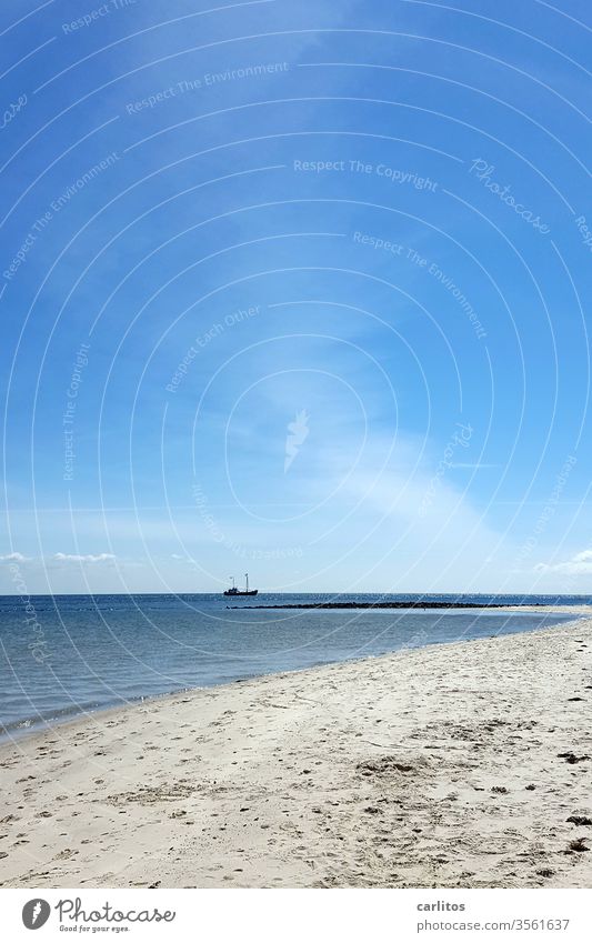 North Sea | Sylt (nice and fresh) List Beach Coast Sand Ocean Vacation & Travel Summer Deserted Exterior shot Island Nature Sky Blue Beautiful weather Water