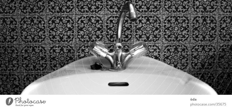 My sink Sink Cleaning Tap Drainage Living or residing Water Fittings Tile Black & white photo