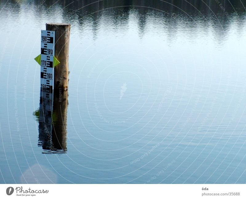 Level #2 Water level Lake Pond Scale Obscure Display