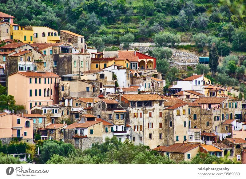 Italian mountain village Italy Italian village Village Deserted Mountain village Architecture Idyll vacation Vacation mood Vacation home la dolce vita