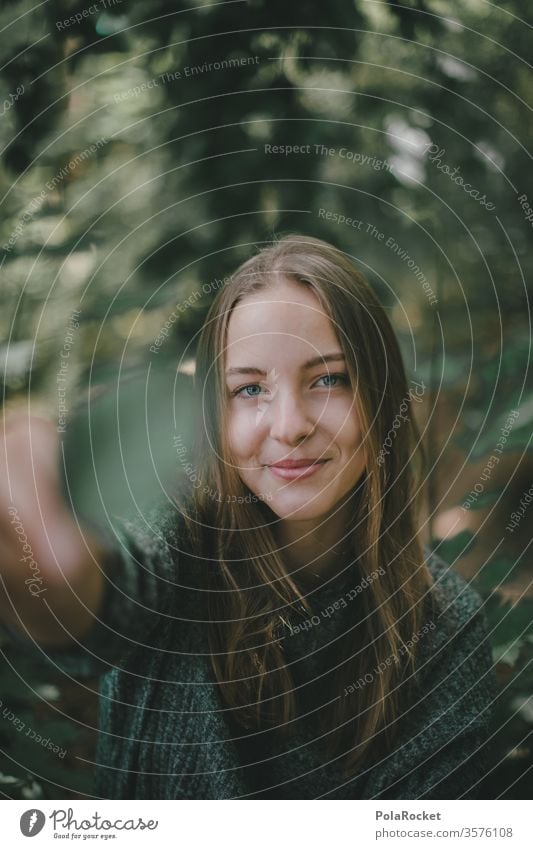 #A10# Summer day VI Sunlight portrait Calm Human being Feminine Contentment Adults Colour photo Exterior shot Youth (Young adults) Young woman smile Grass Park