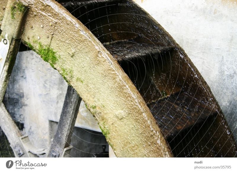 Turn the wheel, turn the wheel! Mill Water wheel Brook Archaic Rotate Wood Industry Nature