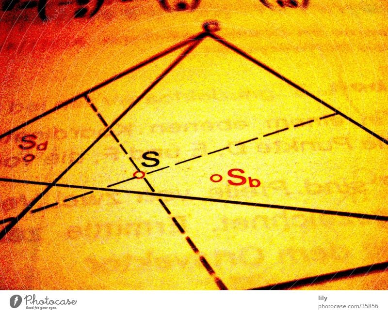 loving math #3 Mathematics School books Rectangle Science & Research advanced course Calculation Line Level vector Analytical geometry