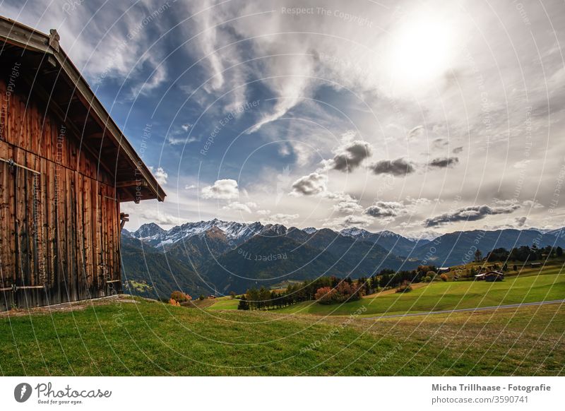 Alpine landscape Serfaus-Fiss-Ladis / Austria Serfaus Fiss-Ladis Alps Federal State of Tyrol Landscape Mountain Peak Snowcapped peak Deserted Wide angle