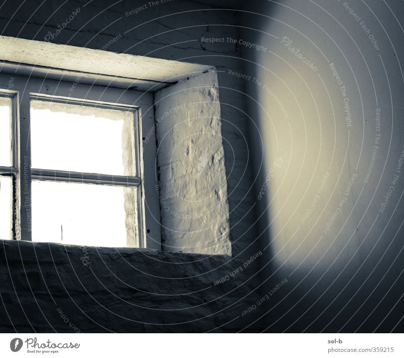 Studio Living or residing Interior design Room Architecture Wall (barrier) Wall (building) Window Old Poverty Gray Black White Hope Sadness Loneliness