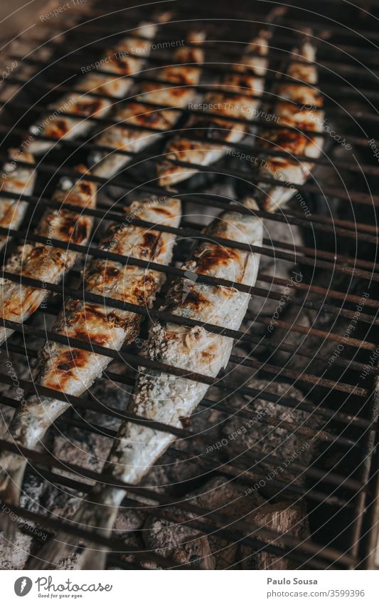 Grilled sardines Sardine Fish grilled Barbed wire Barbecue Summer Food Food photograph Healthy Eating Omega 3 fatty acid Mediterranean Mediterranean diet Lisbon