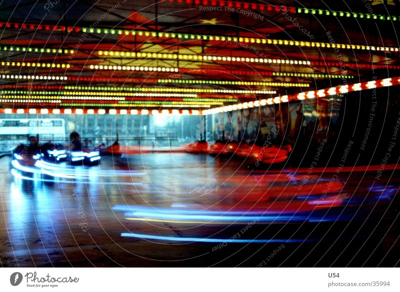 Another round... Bumper car Fairs & Carnivals Leisure and hobbies bang Joy Light Blur