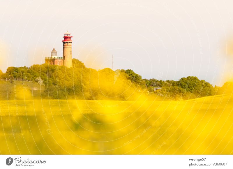 2 towers Beacon Navigation Cap Arcona Germany Mecklenburg-Western Pomerania Europe Deserted Tower Lighthouse Manmade structures Architecture Tourist Attraction