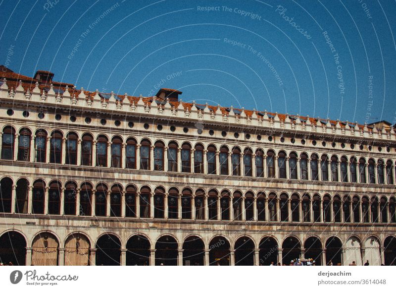 The Doge's Palace from the front. Italy- Venice- St. Mark's Square - Architecture at its best. Palace of Doge Exterior shot Colour photo Vacation & Travel