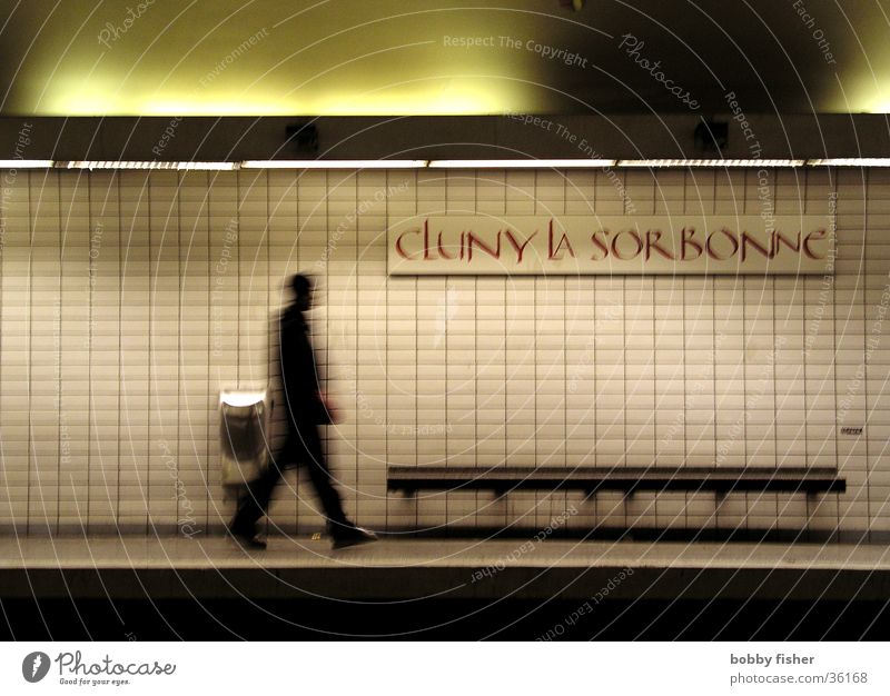 sorbonne Underground Paris Architecture Human being Shadow Fear Walking