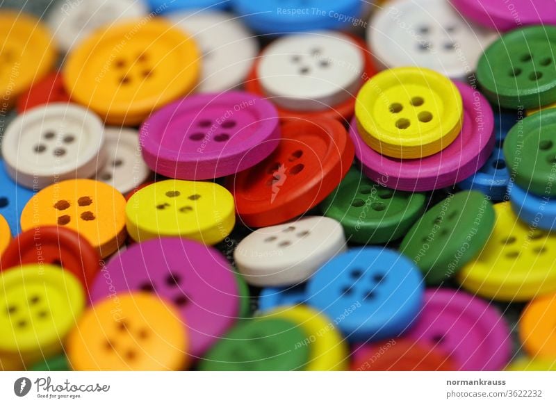 Colourful buttons knob Various multicoloured differences quantity Small Orange Many variegated purple pink Red Yellow green colored Blue