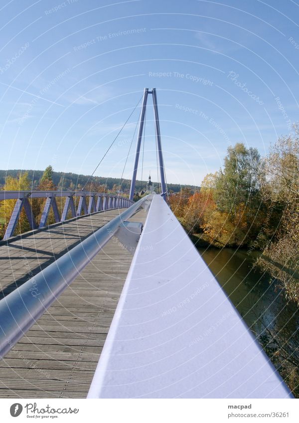 Pink Bridge I Violet Infinity Forchheim district New building Modern Sky Architecture