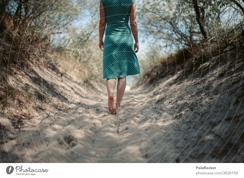 #A# Woman on her way to the Baltic Sea beach Lanes & trails Baltic coast Baltic beach Baltic Sea holiday Baltic island Baltic resort Baltic sand Beach