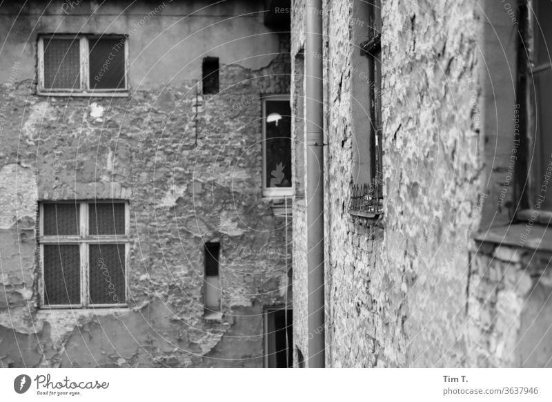 view from the window Berlin Prenzlauer Berg schonhauser avenue Town Downtown Exterior shot Old town Capital city Deserted Day House (Residential Structure)