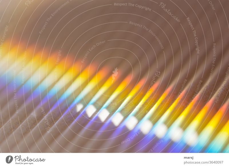 Coloured highlights on waves Rainbow Prismatic colors Harmonious Illuminate Fantastic Multicoloured Discover Colour photo Detail Light (Natural Phenomenon)