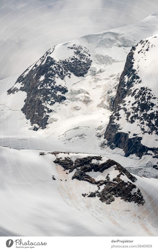 View of the remains of a glacier in Switzerland St. Moritz Swiss Alps Grisons Engadine wanderlust Hiking trip Class outing nature conservation Endurance