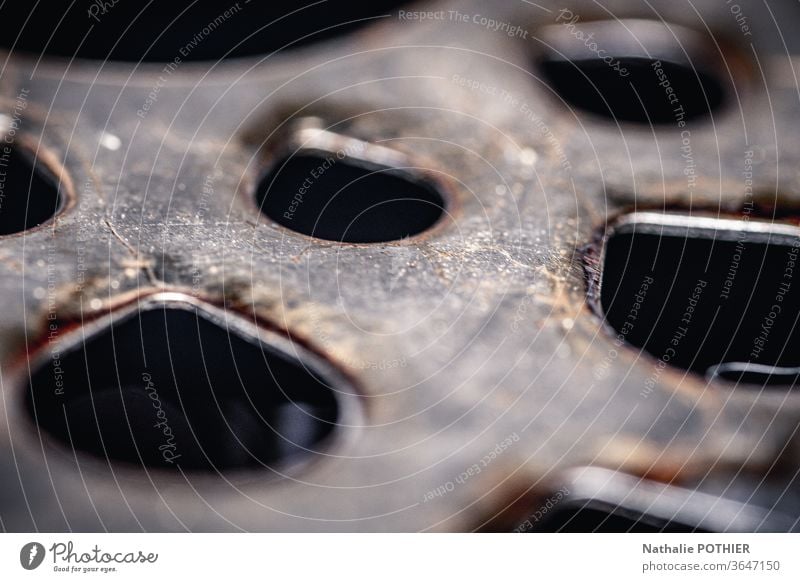 Steel grid steel grid metal Metal Colour photo Detail Close-up Metal grid Structures and shapes Rust Old Grid Industry