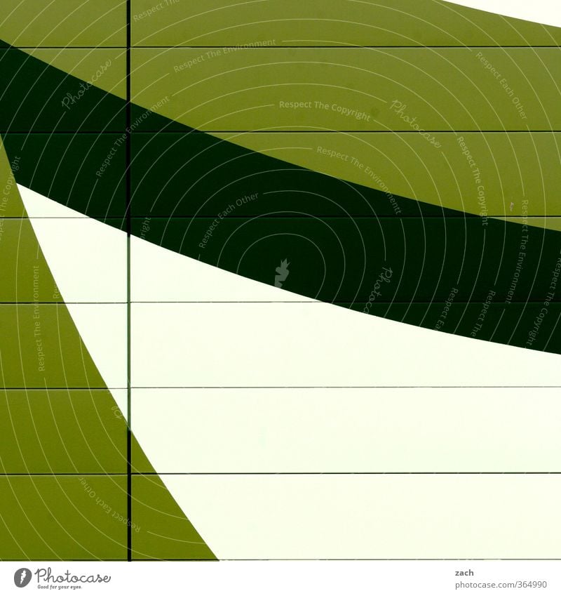 graphic | green wave Town House (Residential Structure) Industrial plant Factory Manmade structures Building Architecture Wall (barrier) Wall (building) Facade