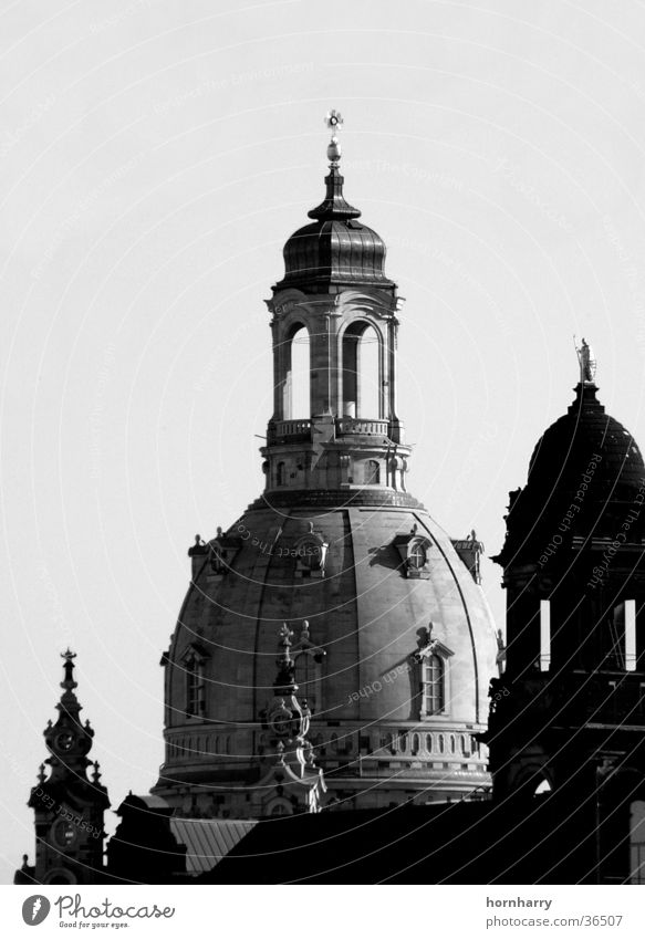 Stone dome Domed roof Sandstone Bell Dresden Renewal War Reconciliation House of worship Frauenkirche Religion and faith Tower