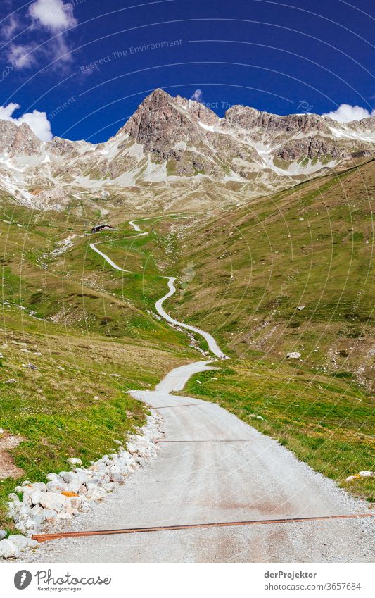 Path at Piz Nair St. Moritz Swiss Alps Switzerland Grisons Engadine wanderlust Hiking trip Class outing nature conservation Endurance Determination Willpower