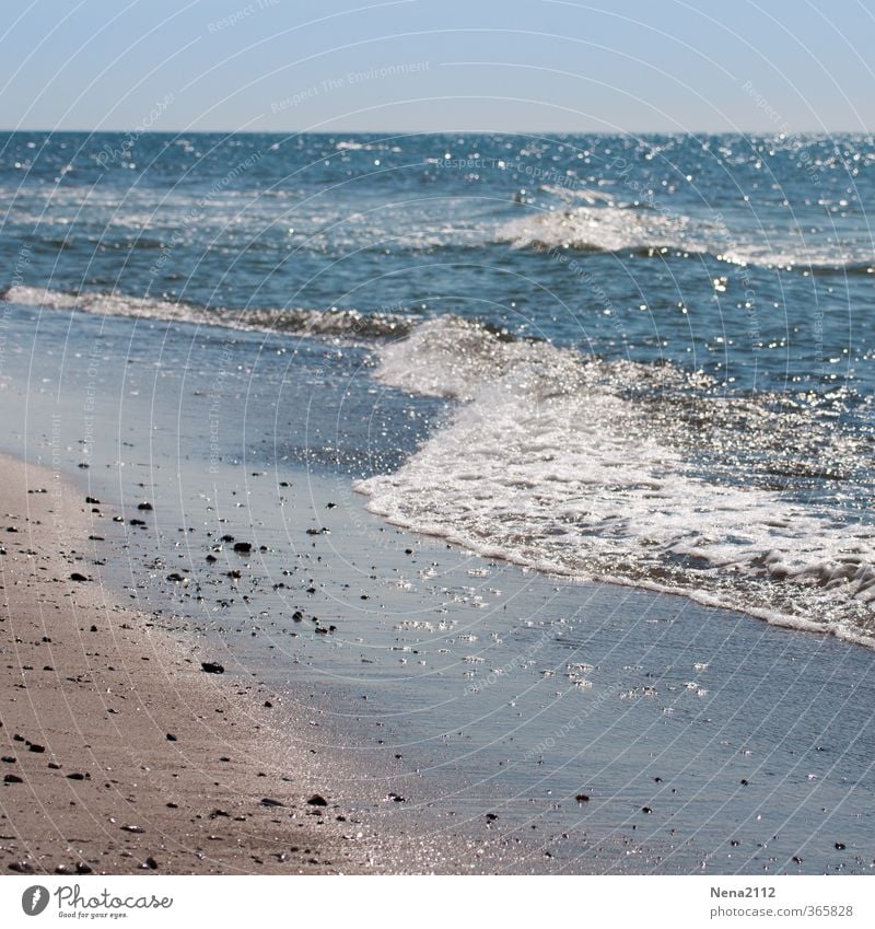 Holiday start :) Environment Nature Landscape Water Drops of water Summer Weather Beautiful weather Wind Waves Beach North Sea Baltic Sea Ocean Moody Longing