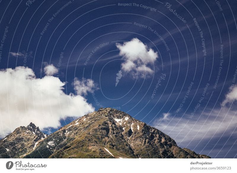 Clouds and mountains in St. Moritz nature conservation Switzerland Grisons Determination Engadine wanderlust Willpower Deep depth of field Optimism