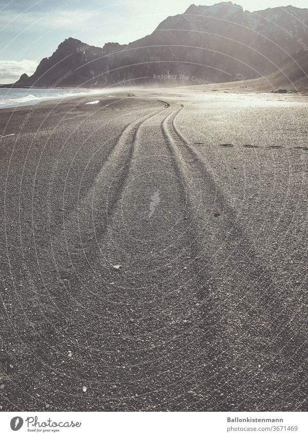 Iceland Roads 10 Vacation & Travel Trip Adventure Far-off places Freedom Expedition Mountain Landscape hillock Rock Street Driving Wanderlust Mobility Nature