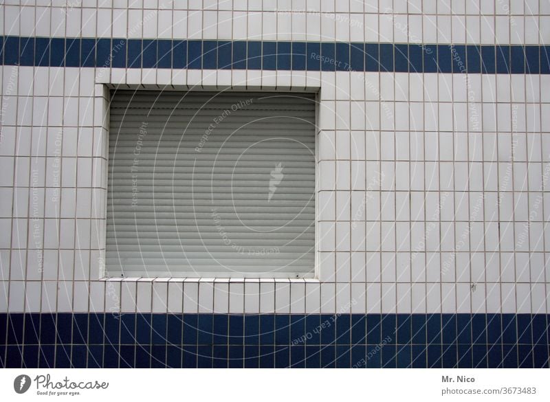 Facade of a residential house incl. windows and shutters Wall (building) Tile Wall (barrier) Structures and shapes tiles Window House (Residential Structure)