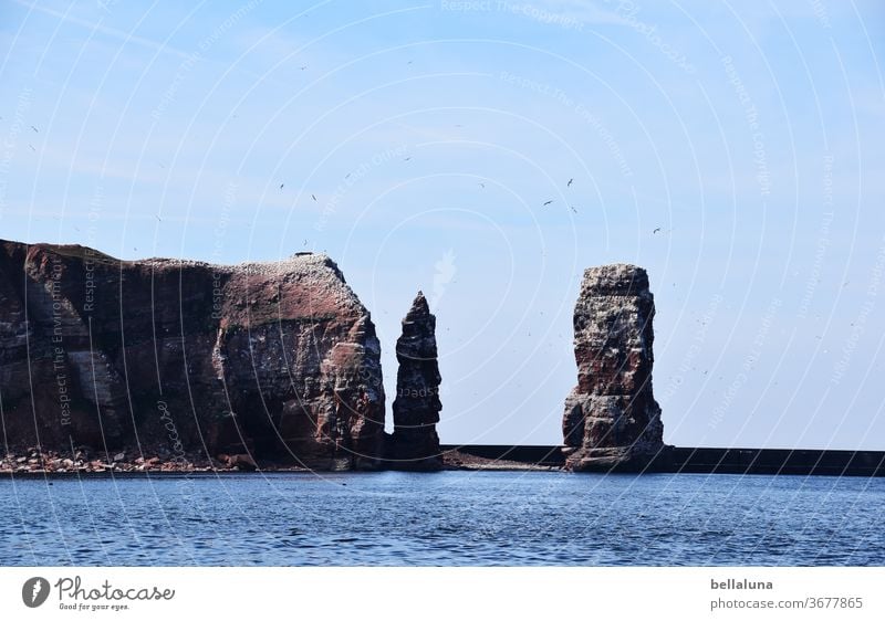 Long Anna and Little Anna Ocean Water Waves Blue Sky Clouds Vacation & Travel Coast Summer Deserted Beautiful weather Nature Far-off places Colour photo