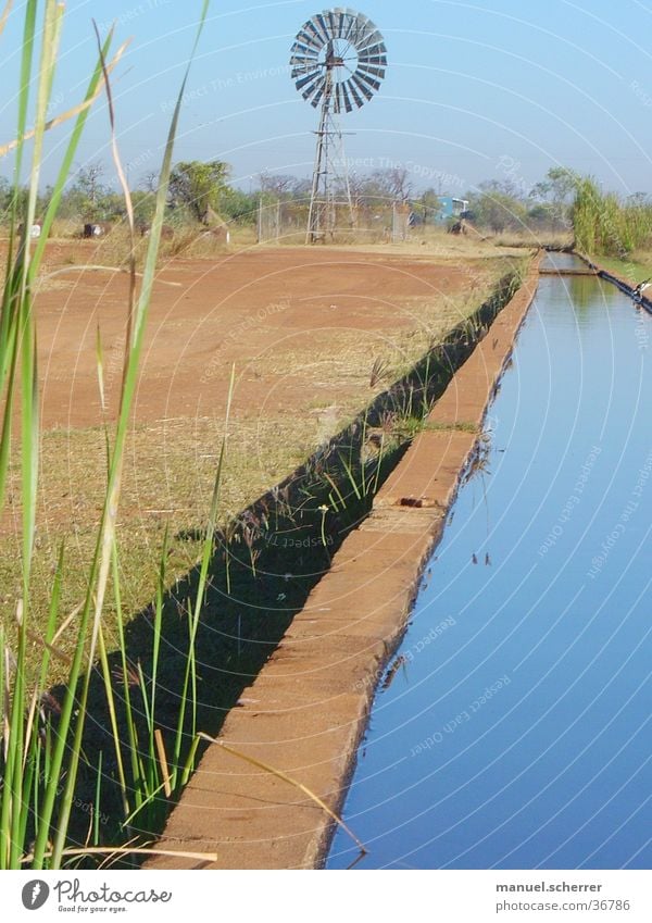 windmill Windmill Australia Water Wind energy plant Watering Hole bush