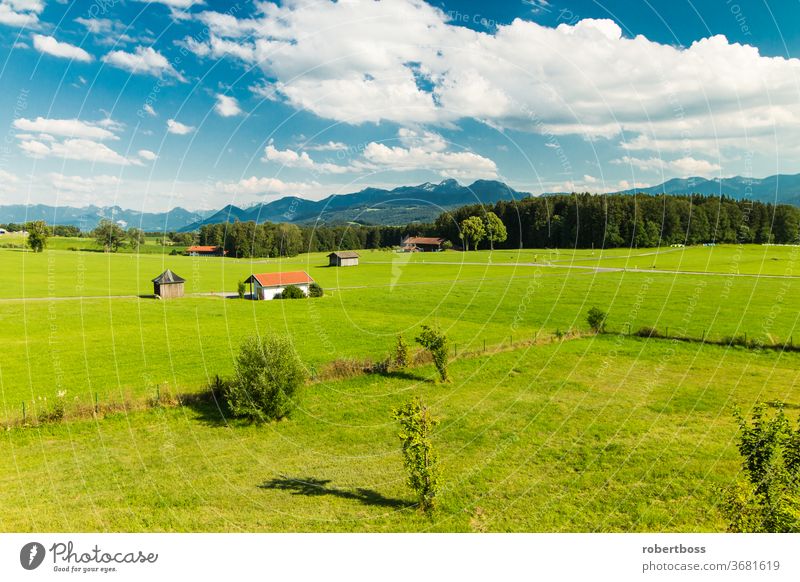 View of the Alps in Bavaria Germany landscape germany mountains outdoors bavaria nature scenic summer bavarian alps beauty in nature travel destinations