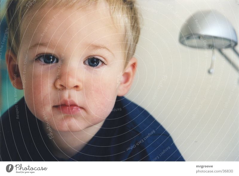 child Boy (child) Think Child Face Blue promotional Ask