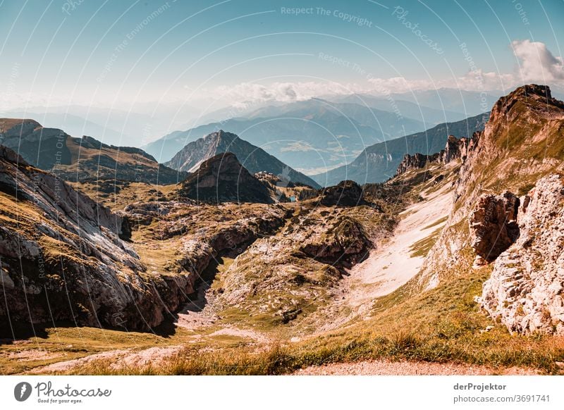 Hiking at the Achensee Nature Nature reserve Effort Environment Brave Beginning Mountain Colour photo Copy Space right Shadow Sunlight Beautiful weather Force