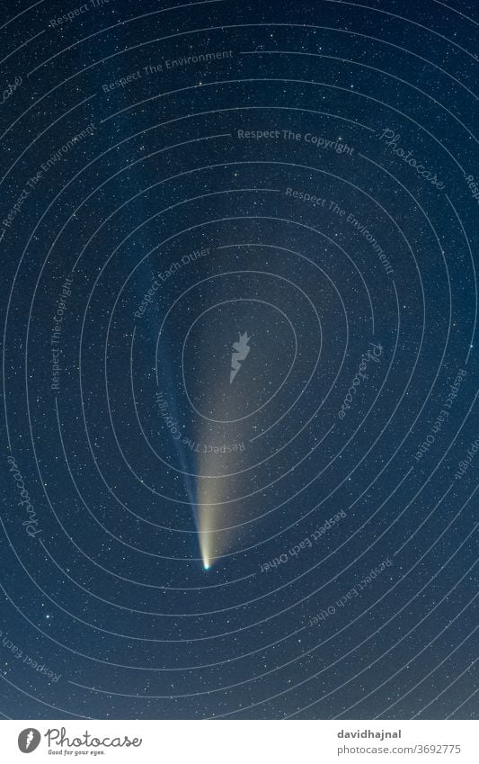 Comet C/2020 F3 (NEOWISE), photographed on 21 July 2020 from Grünstadter Berg. Remarks C/2020 F3 (NEOWISE) neowise NEOWISE. Constellation Night Twilight Coma