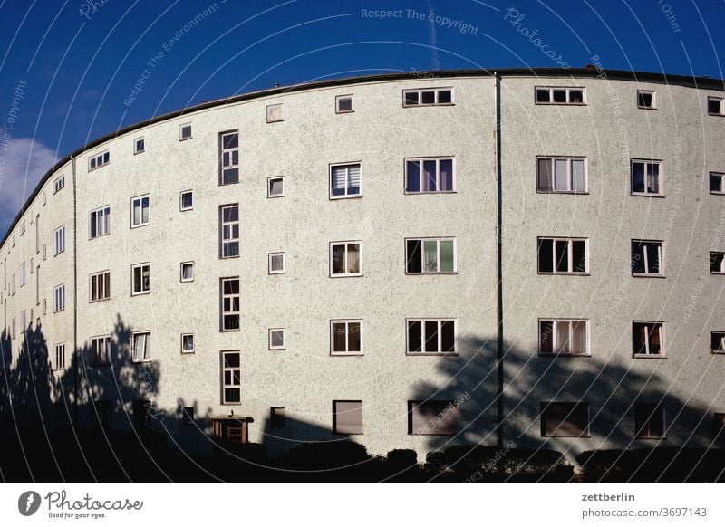 Siemens City Berlin Architecture on the outside Bauhaus bauhaus settlement city Germany Facade Window Capital city House (Residential Structure) Sky Sky blue