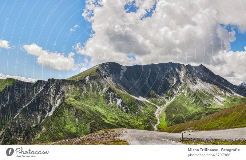 Alpine panorama, Serfaus / Austria serfaus Fiss Ladis Tyrol Alps Mountain alpine panorama mountain Peak mountains valleys vacation Tourists Tourism Landscape