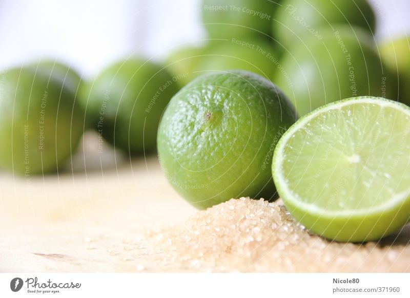 caipi time Longdrink Cocktail Sour Lime cane sugar Citrus fruits Green Caipirinha Colour photo Interior shot Deserted Day