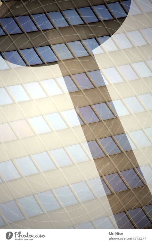 graphically | together Town High-rise Tower Manmade structures Architecture Facade Window Television tower Experimental Double exposure Office building Shadow