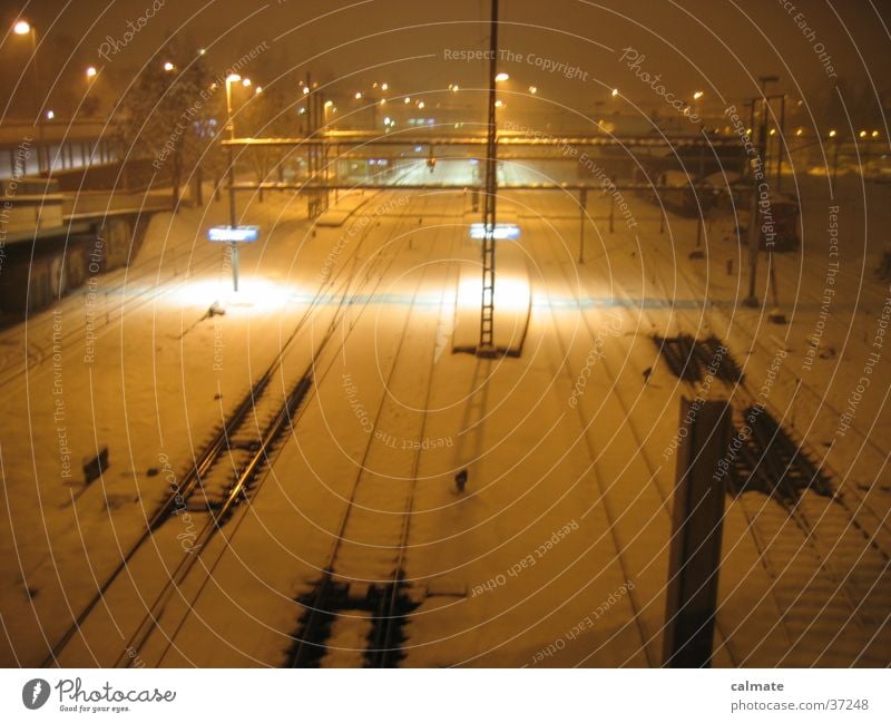 ..:baanhoof:... Winter Railroad tracks Transport St.Fiden railway station Saint Gallen CH Snow