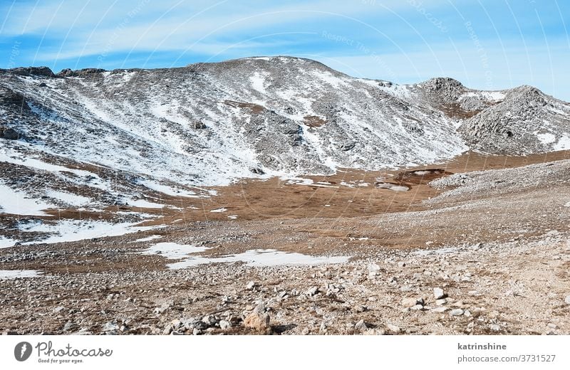 The top of Cervati mountain in Cilento National Park Trail italy Campania campania diano snow landscape blue stone nature rock sky outdoor trekking hiking path