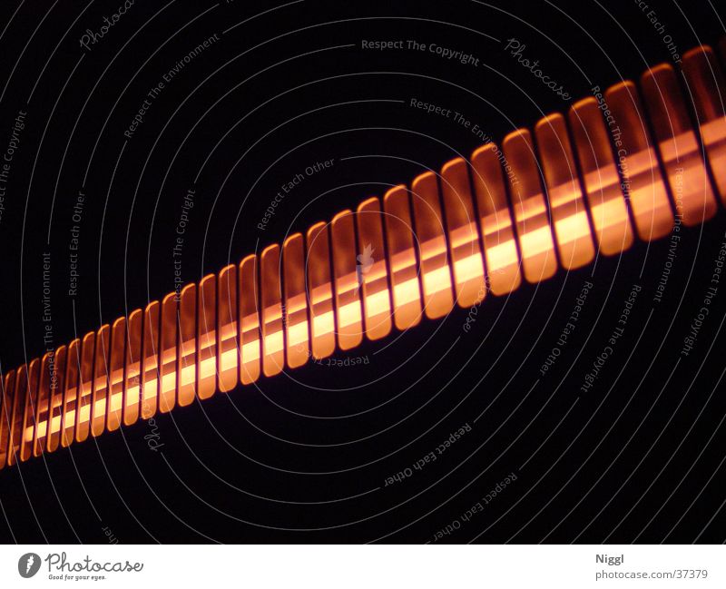 heat source Physics Dark Electrical equipment Technology radiant heater Warmth Orange Lamp niggl