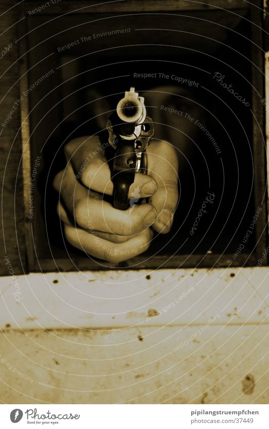 born to kill Handgun Weapon Shoot Dark Man blurred face