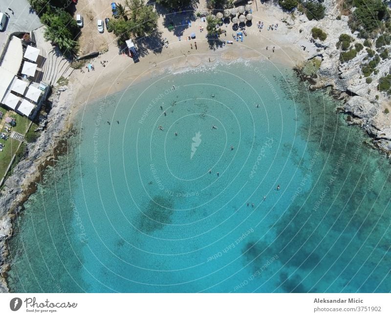 Loutraki beach on Crete, Greece beautiful blue coast crete greece holiday landscape nature sea sky summer tourism travel vacation water Vacation & Travel