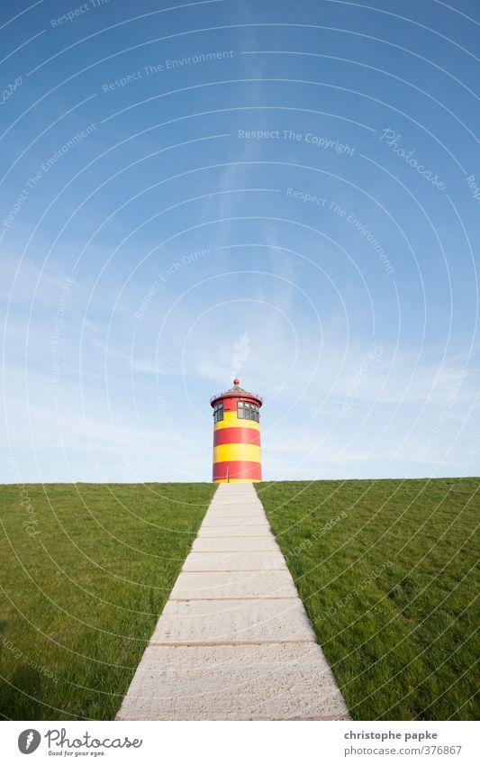 Otto's Home Vacation & Travel Summer vacation Ocean Sky Coast North Sea Dike East Frisland Germany Deserted Manmade structures Tourist Attraction Landmark