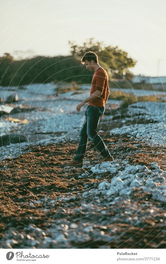 #A# walking Walking Beach Walk on the beach Coast Ocean Exterior shot Vacation & Travel Summer Colour photo Relaxation Tourism Summer vacation Day Nature