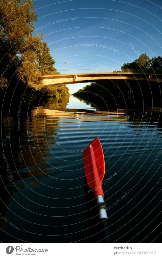 Mäckeritz Bridge, Berlin Trip boat Relaxation holidays River Channel Landscape Nature Paddle canoe Rowboat ship Navigation Lake Summer Sports Pond bank vacation