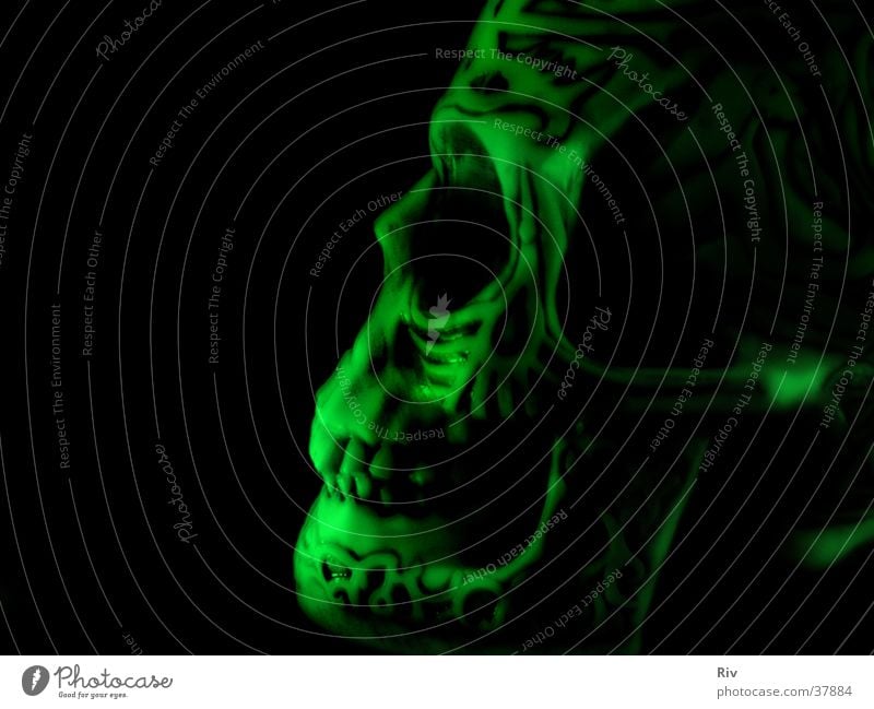 svart i sinnet Evil Creepy Dark Eerie Nightmare Ghosts & Spectres  Monster Frightening Hell Devil Green Black Skeleton Obscure Fear Death's head