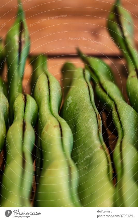 Macro photo of lying green beans Bean runner beans Green Nutrition Stack Macro (Extreme close-up) Structures and shapes structure Vegetarian diet Vegan diet